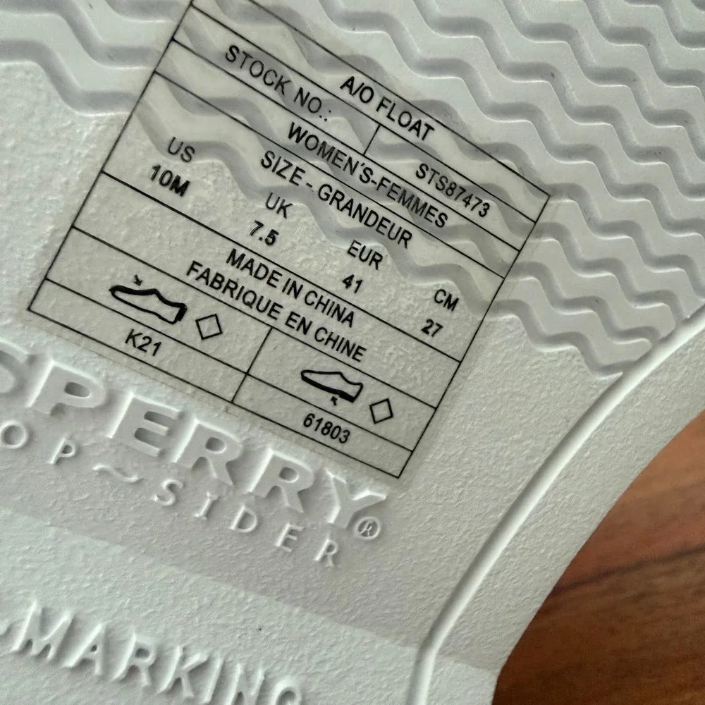 NWOB Sperry Top-Sider Womens A/O Float Boat Shoes Sz 10 Lavender Purple STS87473